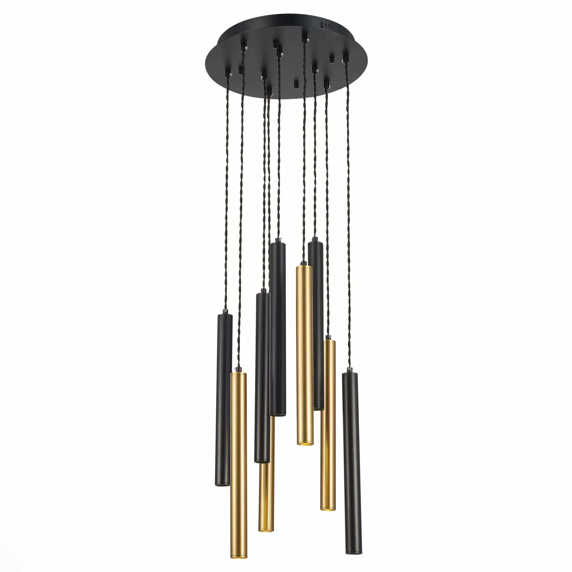 ST153.443.27 Светильник подвесной Черный LED 1*27W 4000K 2 295Lm Ra  IP20 D350xH1 500 180-240V Подвесные светильники