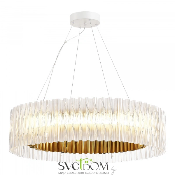 SL6012.213.01 Светильник подвесной ST-Luce Золотистый/Прозрачный LED 1*87W 3000K NAZARE