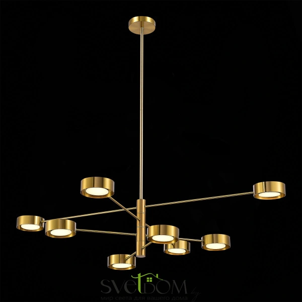 SL6504.302.08 Светильник потолочный ST-Luce Латунь/Латунь LED 8*5W 3000K VICO