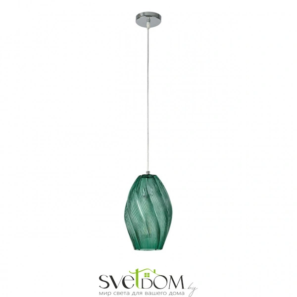 8290/1A MODERNI LN26 371 хром/зеленый, металл/стекло Подвес E27 1*60W 220V TIDE