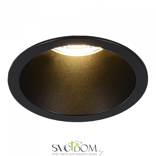 ST754.438.07 Св-к встр. Черный LED 1*7W 3000K 560Lm Ra80 60° IP20 D60xH79 100-240V Встраиваемые светильники