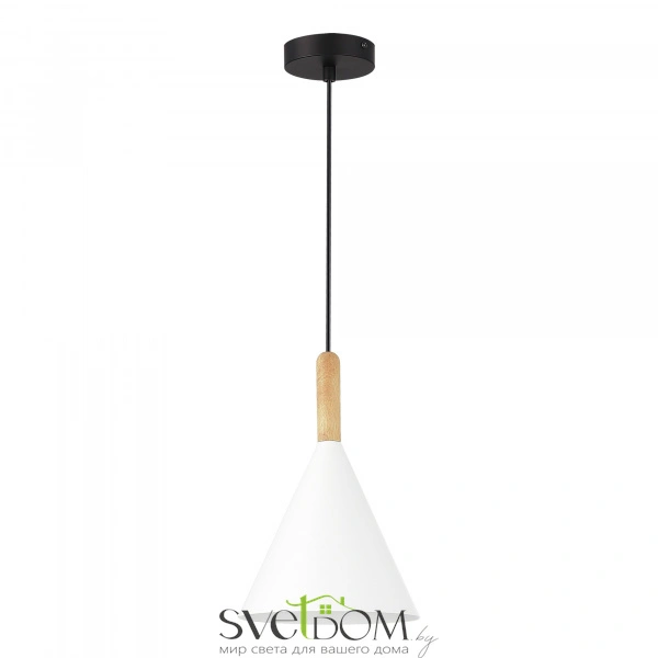 SLE1255-413-01 Светильник подвесной Черный/Белый E27 1*40W ARKET