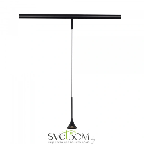 ST688.446.05 Магнитный трековый светильник Черный LED 1*5W 4000K Lm Ra>90  IP20 D70xH225 24V SUPER5
