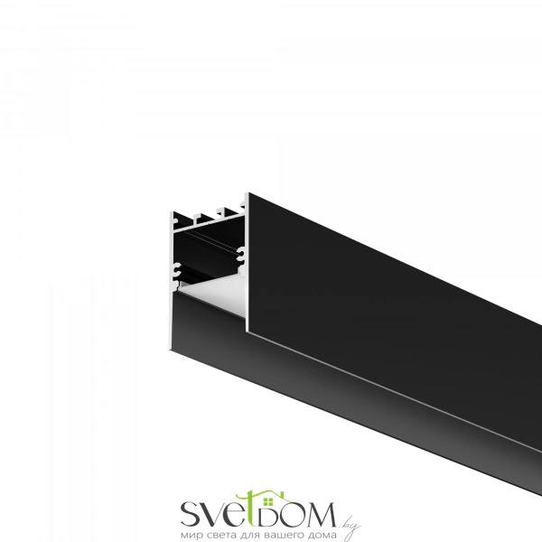 Алюминиевый профиль накладной-подвесной 35x51 (Черный, 2 м), ALM-3551-B-2M 633011