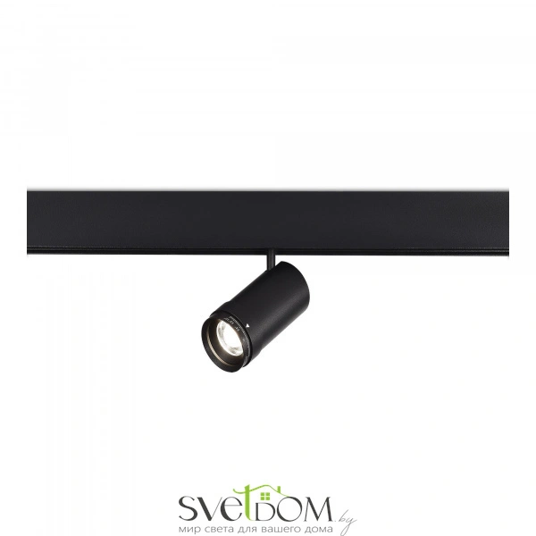 ST357.446.12 Магнитный трековый светильник ZOOM Черный LED 1*12W 4000K Lm Ra90 10-55° IP20 D50xH160 SKYLINE 48