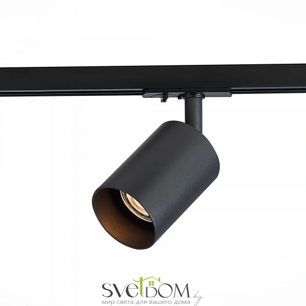 ST302.406.01 Св-к трек. Черный GU10 1*50W  IP20 L100xW70xH172 220V Без ламп Однофазная трековая система
