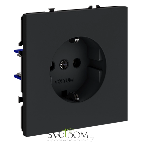 Розетки электрические с заземлением Voltum S70 VLS040107  Voltum VLS040107
