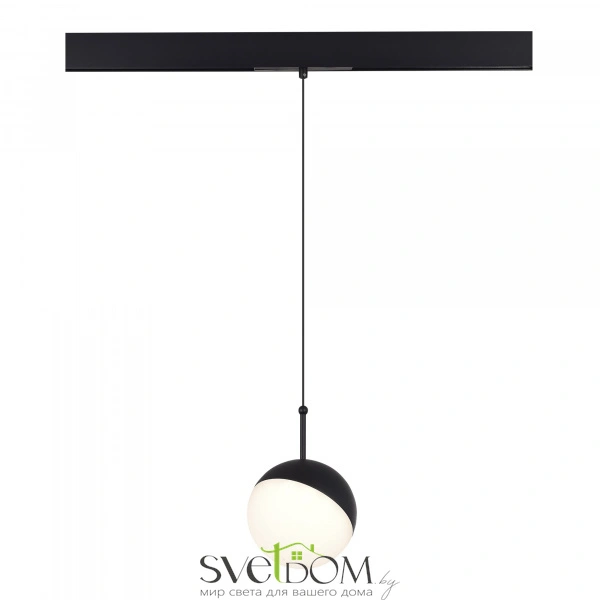 ST681.446.07 Магнитный трековый светильник Черный LED 1*7W 4000K Lm Ra90 120° IP20 D100xH- 48V SKYLINE 48