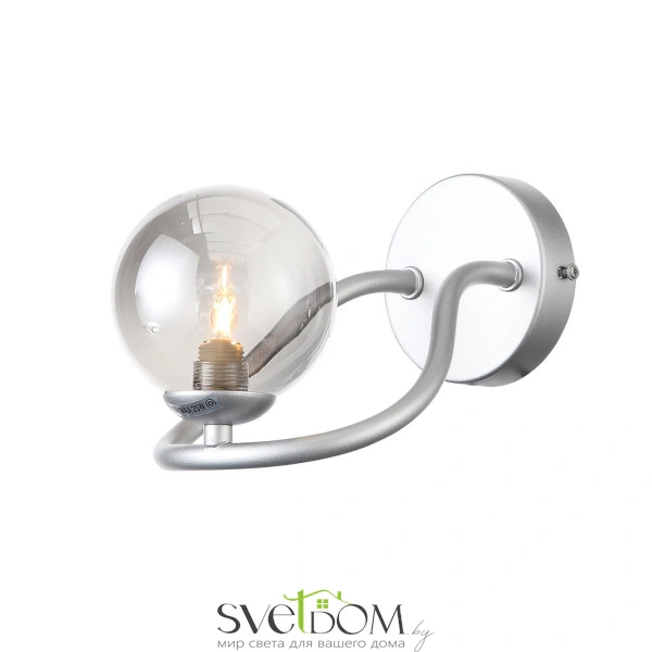 SL1502.101.01 Светильник настенный ST-Luce Хром/Дымчатый G9 1*5W LEGATEZZA