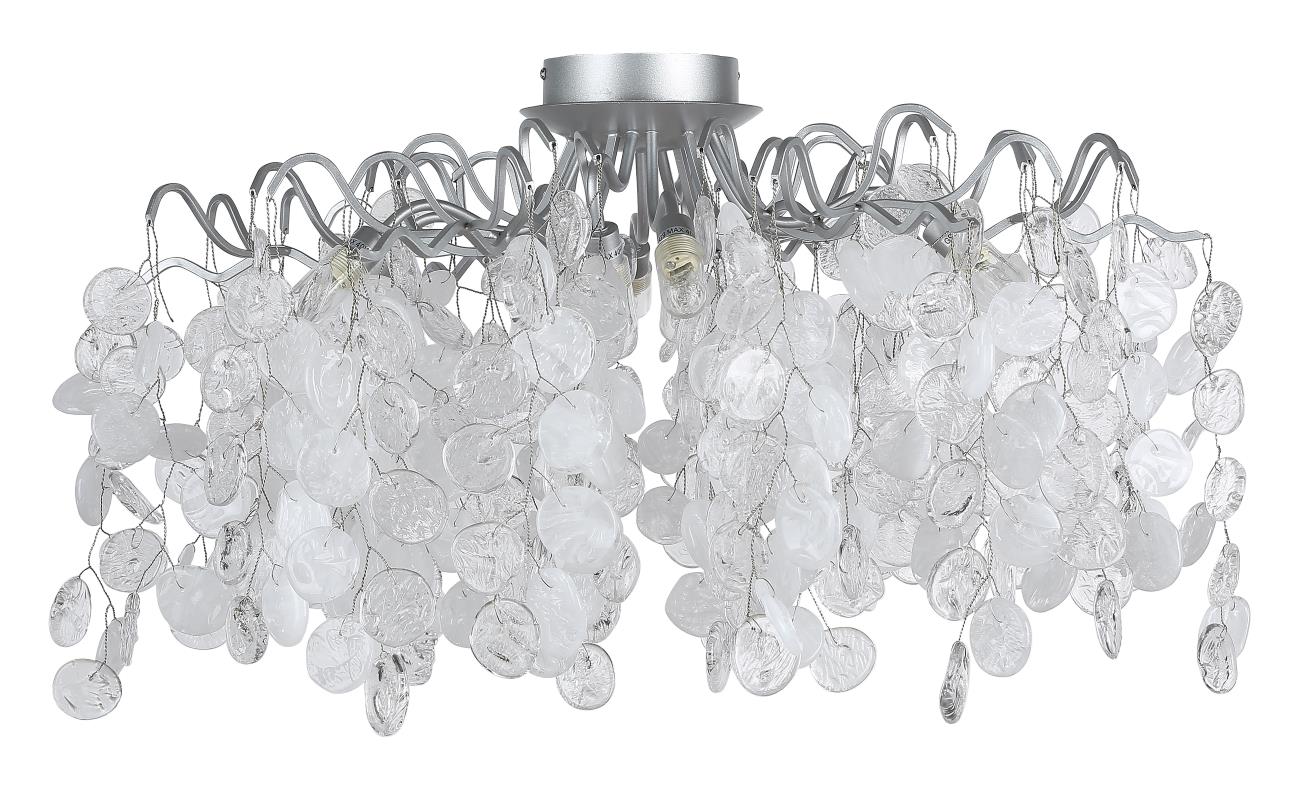 Светильник потолочный Crystal Lux TENERIFE PL8 SILVER Crystal Lux