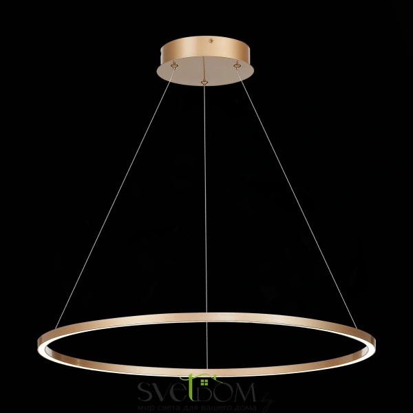 ST605.243.34 Светильник подвесной ST-Luce Золотистый/Белый LED 1*34W 4000K Подвесные светильники