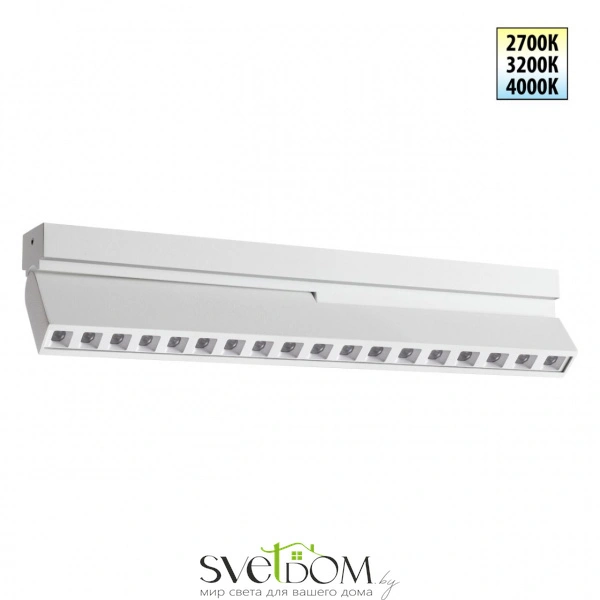 359764 OVER NT25 396 белый Светильник накладной с перекл. цв. температуры IP20 LED 18W 180-265V 2700К/3200К/4000К EOS