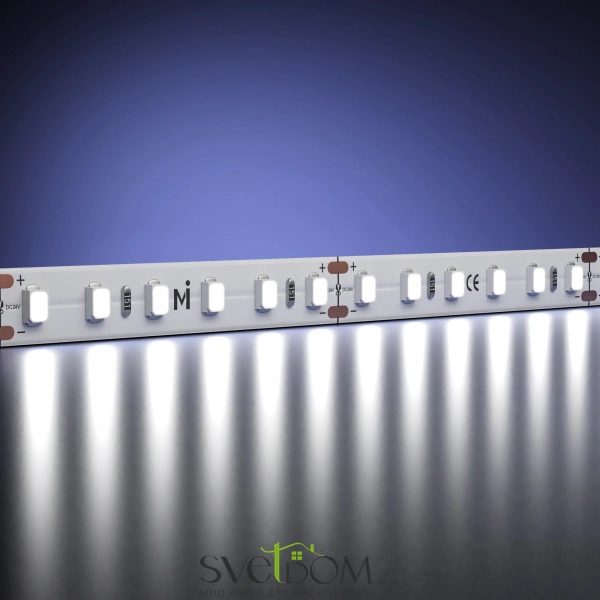 Светодиодная лента Ultra 24В 2835 9,6Вт/м 6000К 5м IP 20 201041