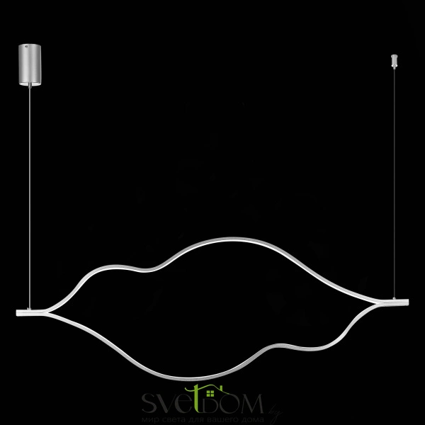 SL6106.103.56 Светильник подвесной ST-Luce Никель/Белый LED 1*56W 4000K CORTILE