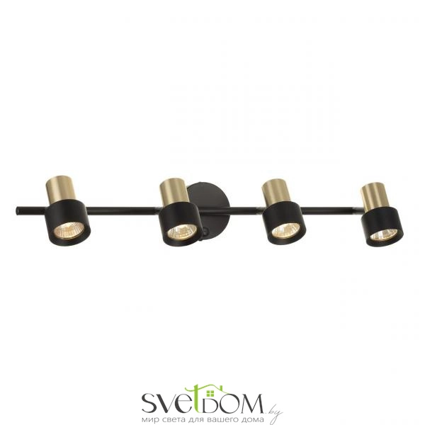 Citilux SAT CL505641 Спот поворотный с выключателем Чёрный+Золото