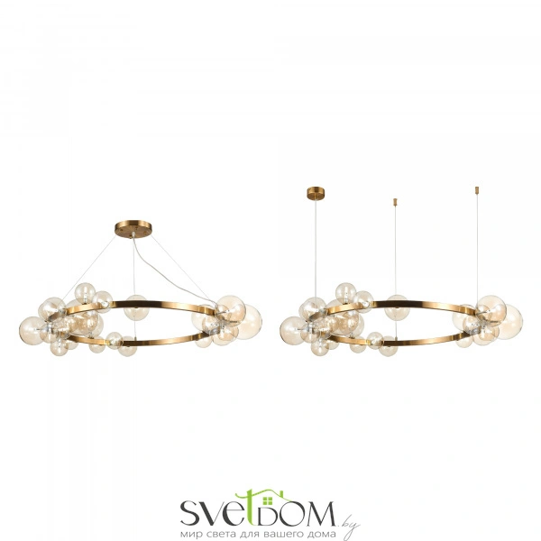 SL1165.303.24 Светильник подвесной ST-Luce Бронза/Коньячный G4 24*5W NECTON