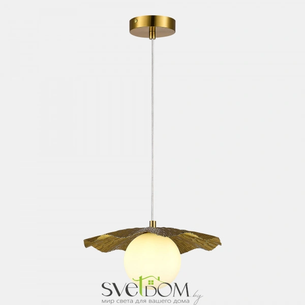 SLE1196-303-01 Светильник подвесной Латунь/Белый G9 1*5W 4000K LOREA