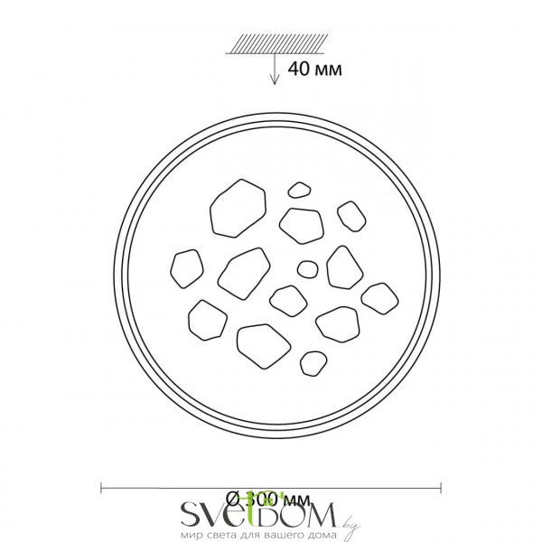 Настенно-потолочные светильники  3024/28WL от Магазина Svetdom.by