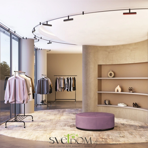 Трековый светильник Technical TR203-1-10W3K-S-B