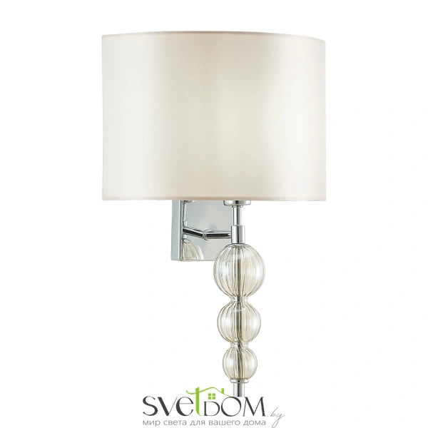 SLE105701-01 Светильник настенный Хром/Светло-бежевый E14 1*40W RAMER