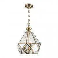 Citilux Витра-1 CL442130 Люстра подвесная витражная Бронза