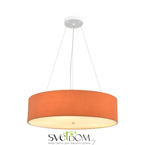 8329/5 MODERNI LN26 184 кирпичный/белый, металл/текстиль/пластик Потолочный светильник E27 5*60W 220V GOFERA