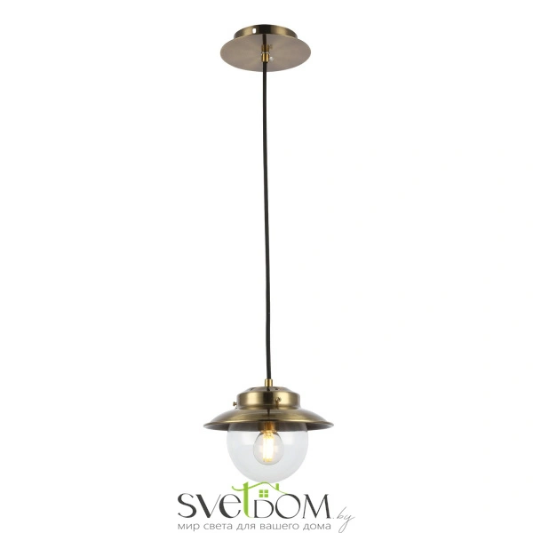 SLE110103-01 Подвес Античная бронза/Прозрачный E14 1*40W GARONNI