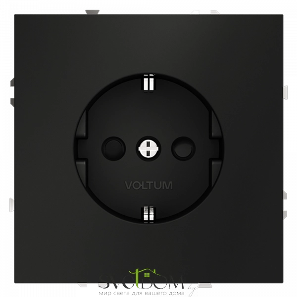 Розетки электрические с заземлением и шторками  Voltum S70 VLS040208 