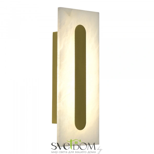 SL6139.221.01 Светильник настенный ST-Luce золотистый/белый LED 1*6W 3000K GEOM