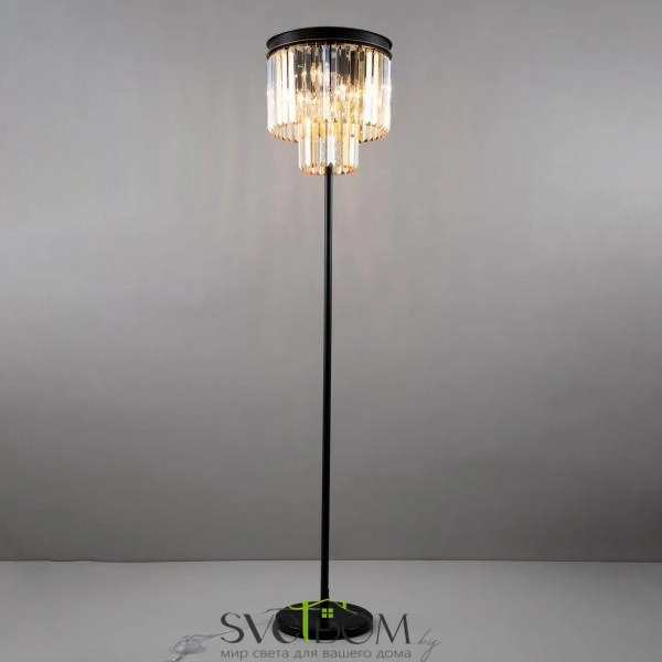 Citilux Мартин CL332962 Торшер хрустальный Шампань