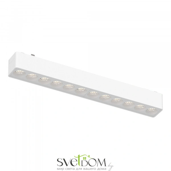 ST673.536.12 Магнитный трековый светильник Белый LED 1*12W 3000K 710Lm Ra>90 36° IP20 L230xW26xH24 4 SKYFLAT