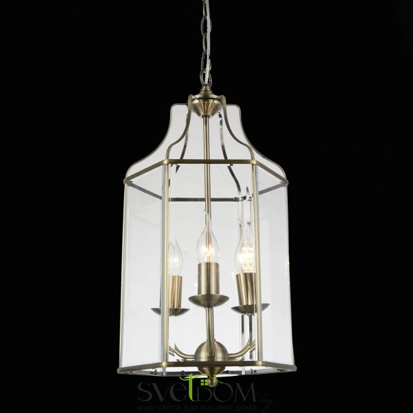 SL228.303.03 Люстра подвесная ST-Luce Бронза/Прозрачный E14 3*40W TERSO