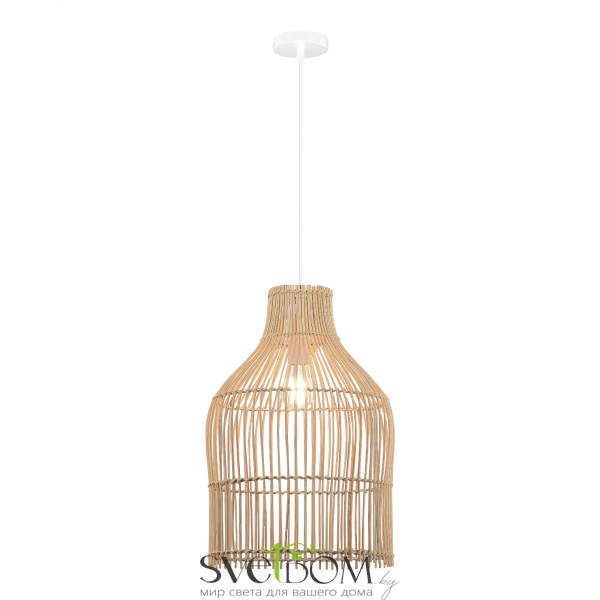 SL1513.523.01 Светильник подвесной ST-Luce Белый/Бежевый E27 1*40W CESTA