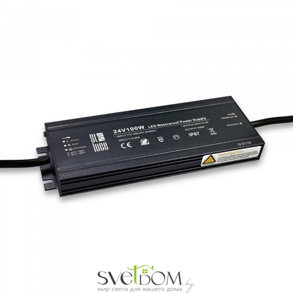 ST014.024.100 Блок питания (24V,100W,IP67) ST-Luce Светодиодные ленты