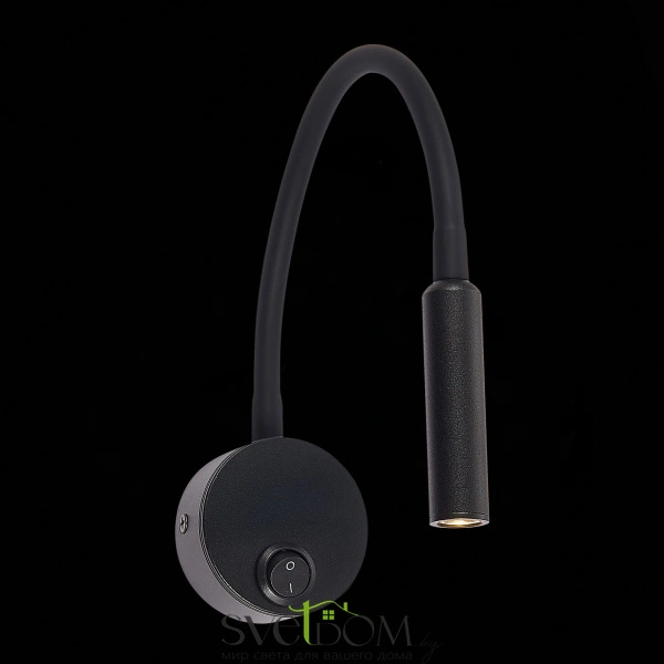 ST653.431.01 Светильник настенный ST-Luce Черный/Черный LED 1*3W 3000K Настенные светильники