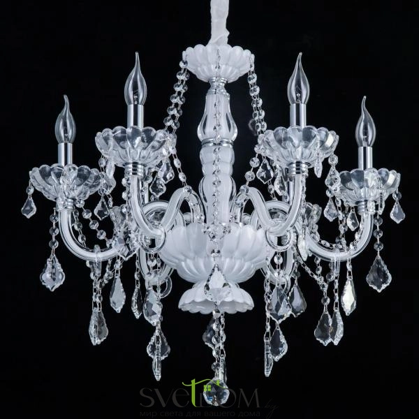 Citilux Финка CL353161 Люстра стеклянная подвесная Белая