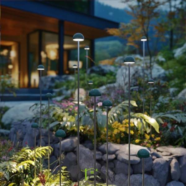 7122/4GL NATURE ODL26 653 светильник 530мм акрил/металл IP65 LED 3W 95Лм 24V VERDE (нужен драйвер 357781/357782)