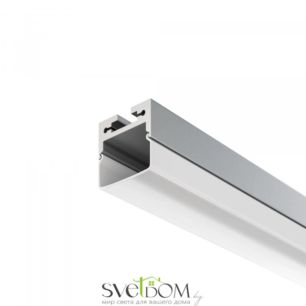 Алюминиевый профиль подвесной -накладной 20x20 ALM-2020B-S-2M
