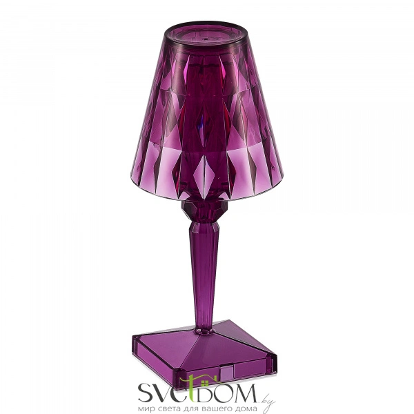 SL1010.704.01 Прикроватная лампа ST-Luce Фиолетовый/Фиолетовый LED 1*2W 3000K/4000K/6000K SPARKLE
