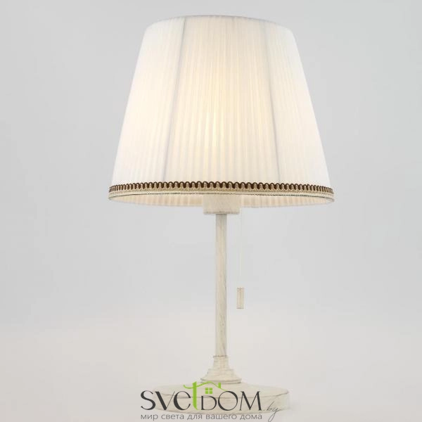 Citilux Линц CL402720 Настольная лампа патина с белым абажуром