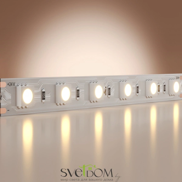 Светодиодная лента Base 24В 5050 14,4Вт/м 3000K 5м IP 20 201189