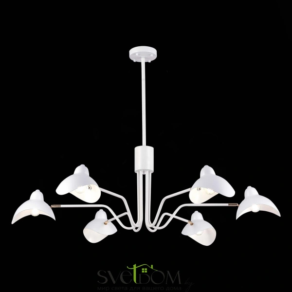 SL1801.513.06 Люстра подвесная ST-Luce Белый/Белый E14 6*60W MINNE