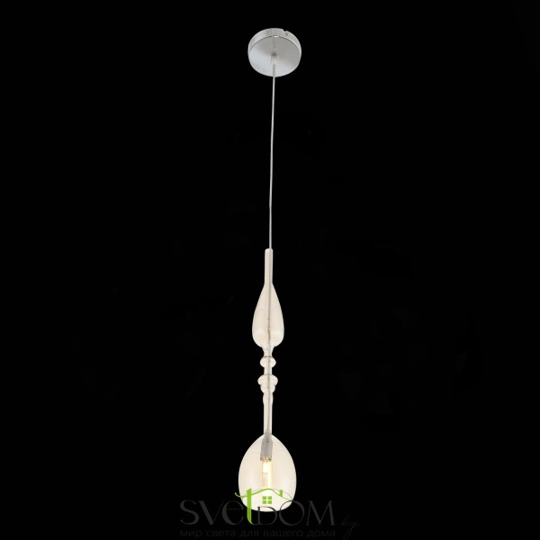 SL373.313.01 Подвес ST-Luce Хром/Янтарный G9 1*5W BRICHERE