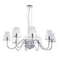 Lightstar 758084 Люстра подв. DIAFANO 8х40W G9 ХРОМ/ПРОЗРАЧНЫЙ