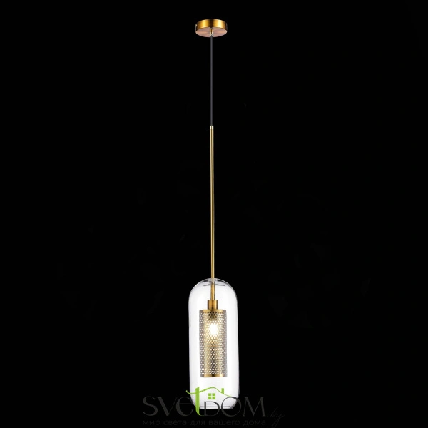 SL1048.303.01 Подвес ST-Luce Латунь/Прозрачный E14 1*40W GERRIT