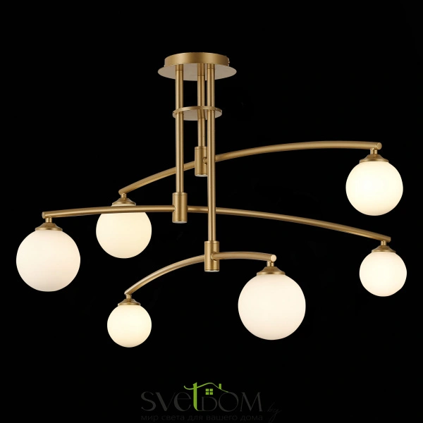 SL1208.302.06 Светильник потолочный ST-Luce Золотистый/Белый G9 6*5W SEMBRARE