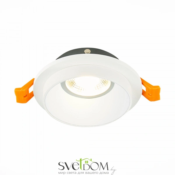 ST206.528.01 Св-к встр. Белый GU10 1*50W  IP20 D92xH38 220V Без ламп Встраиваемые светильники