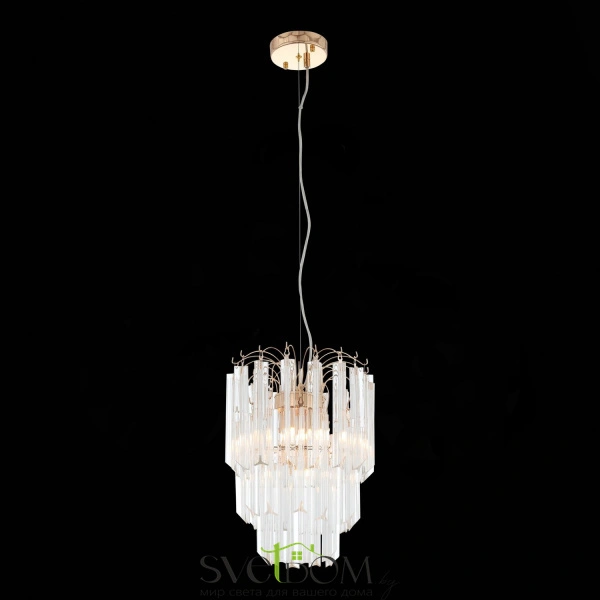 SL386.203.05 Люстра подвесная ST-Luce Золотистый/Золотистый, Прозрачный G9 5*5W OSOLETO