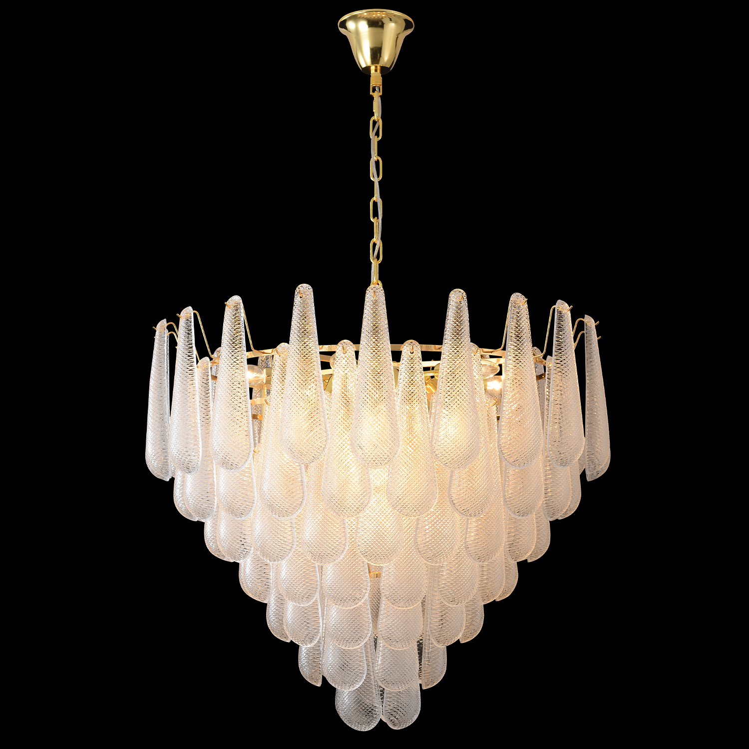 Crystal Lux Люстра Crystal Lux FONTAIN SP18 GOLD Crystal Lux