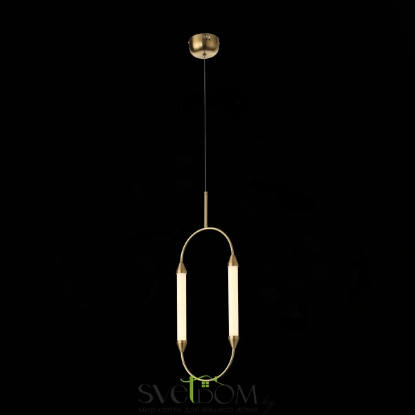 SL6004.303.02 Подвес ST-Luce Латунь/Белый LED 2*4W 3000K OLBIA